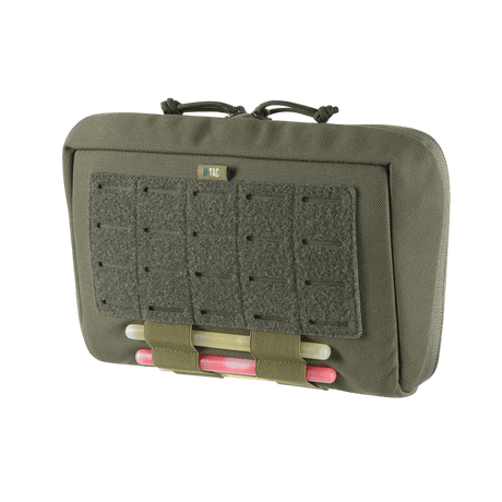 Image of M-Tac Admin Pouch X-Large Elite, a durable, spacious pouch with velcro front and elastic for tactical gear and patches.