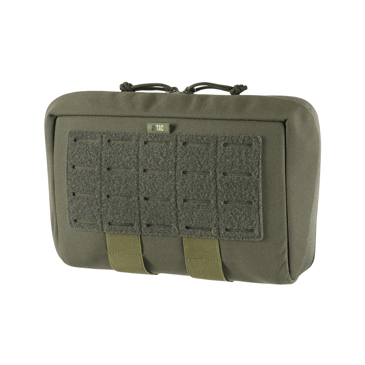 M-Tac Admin Pouch X-Large Elite lavet af slidstærkt Cordura med velour-velcro til modulære inserts, ideel til taktisk udstyr.