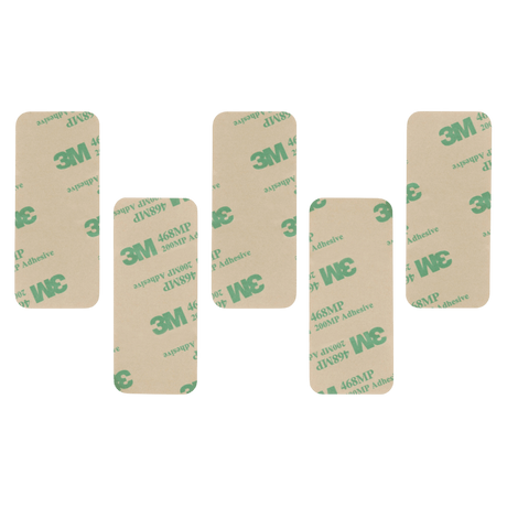 M-Tac Vilha Cover Sticker Set (5 pcs) with strong 3M adhesive for helmets, phones and hard surfaces, resists moisture and peeling.