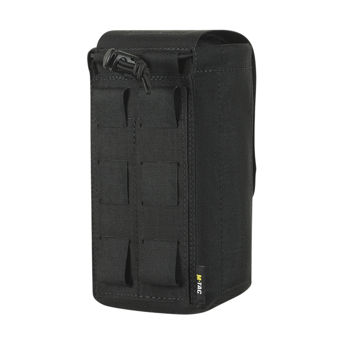 M-Tac Mediclomme Small Vertical Elite i slidstærk Cordura 500D materiale, sort farve, designet til effektiv opbevaring.