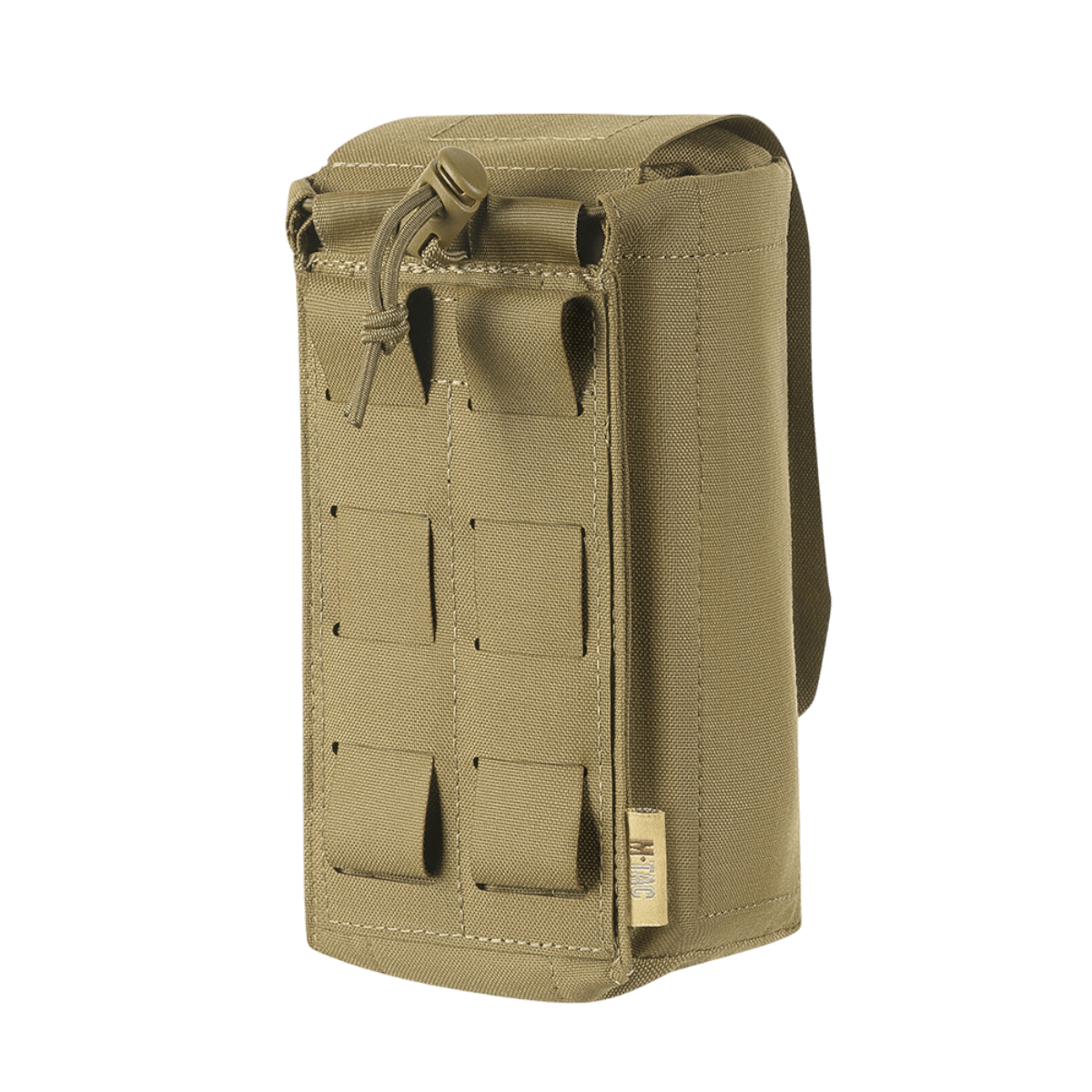 M-Tac Mediclomme Small Vertical Elite i Cordura 500D, innovativ medicinlomme med IFAK-model og vertikal udtræk, beige design