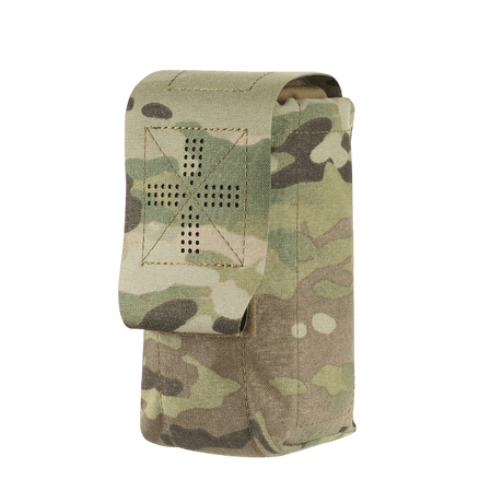 M-Tac Mediclomme Small Vertical Elite i multicam nylon med intern IFAK-organizer og NIJ-certificering, vist i gallery position 1.