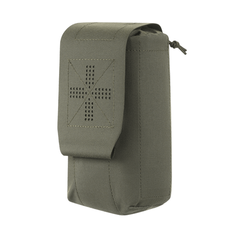 M-Tac Mediclomme Small Vertical Elite i slidstærkt multicam nylon med NIJ-certificering, taktisk medicinlomme i gallery position 1.