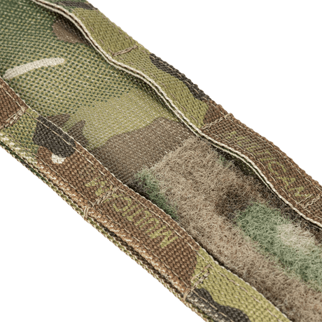 M-Tac Range Belt Cobra Buckle Gen.IV with camouflage pattern and heavy Tegris composite reinforcement, ideal for tactical use.