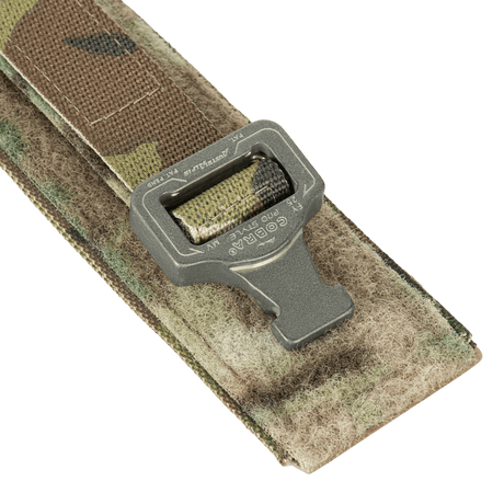 M-Tac Range Belt Cobra Buckle Gen.IV with Tegris composite reinforcement and Velcro for adjustable fit for tactical use.