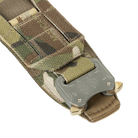 M-Tac Range Belt Cobra Buckle Gen.IV in camouflage design, ideal for tactical and military use with reinforced Tegris composite belt.