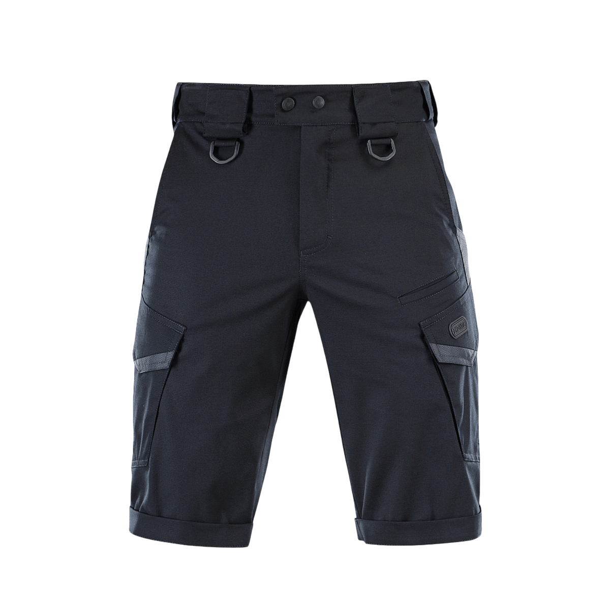 M-Tac Shorts Aggressor Gen.II Flex i sort, funktionelle rip-stop materiale shorts til træning og fritid, taktisk design og fleksibilitet.