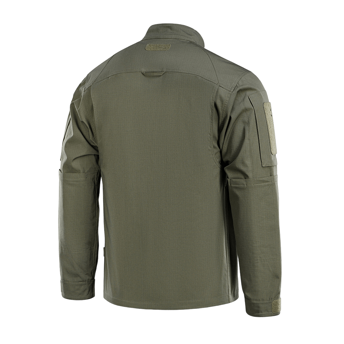 M-Tac Jakke Patrol Flex set bagfra med ventilerende øjer og IR-panel på forstærket skulderparti, designet til taktisk brug.