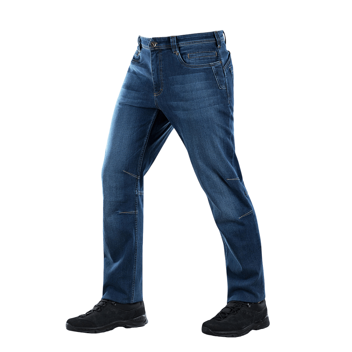 M-Tac Tactical Gen.I Regular Fit jeans i blå, kombinerer funktionalitet og stil til hverdagsbrug. Holdbare og komfortable arbejdsjeans.