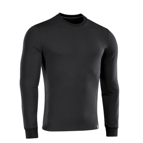 M-Tac Pullover 4 Seasons with crew neck, minimalist design, 95% cotton, 5% elastane, for everyday and tactical year-round use