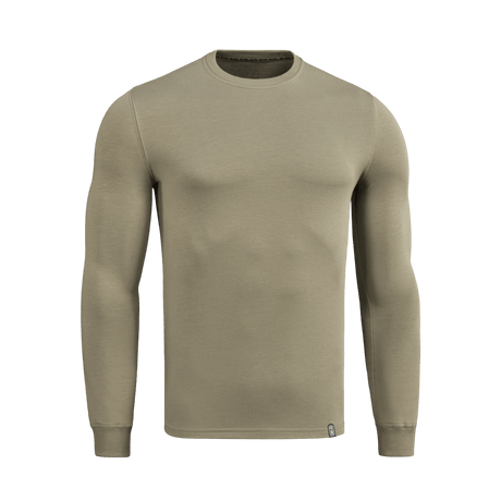 M-Tac Pullover 4 Seasons in minimalist design, crew neck and elastic cuffs, ideal for year-round use, made of cotton and elastane