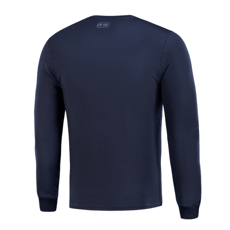 M-Tac Pullover 4 Seasons shown from back, suitable for everyday and tactical use, made of cotton and elastane; minimalist design