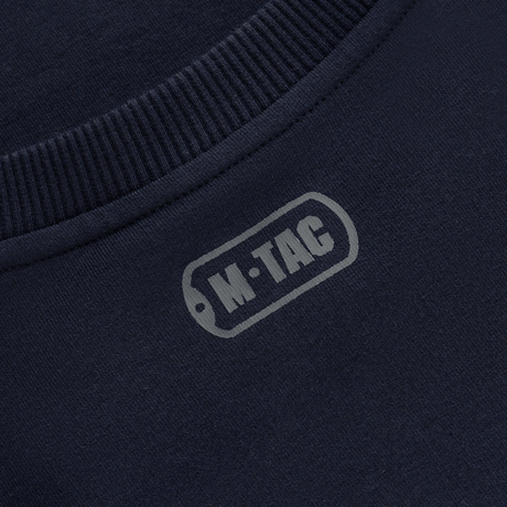 M-Tac Pullover 4 Seasons in minimalist design with crew neck, 95% cotton, 5% elastane, ideal for tactical year-round use