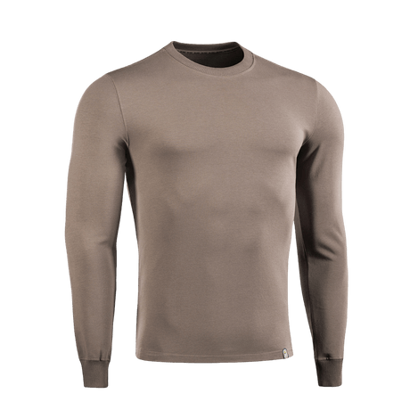 M-Tac Pullover 4 Seasons with crew neck in minimalist design, suitable for everyday and tactical use; material: 95% cotton, 5% elastane
