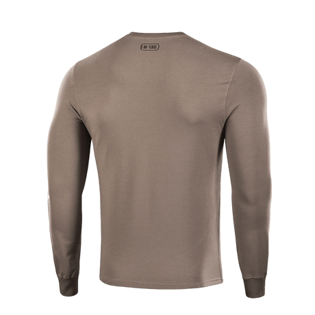 M-Tac Pullover 4 Seasons seen from back with crew neck and elastic cuffs, ideal for everyday and tactical year-round use