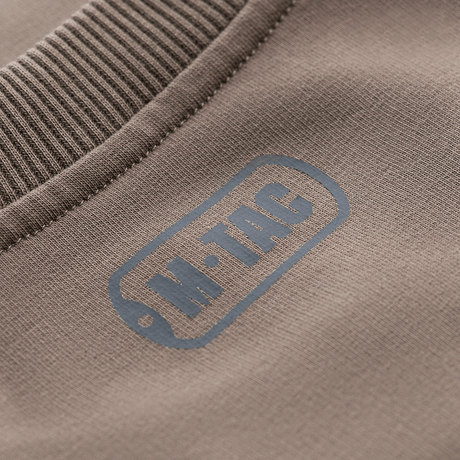 M-Tac Pullover 4 Seasons with logo, crew neck and elastic trims, versatile year-round garment, high-quality cotton and elastane blend