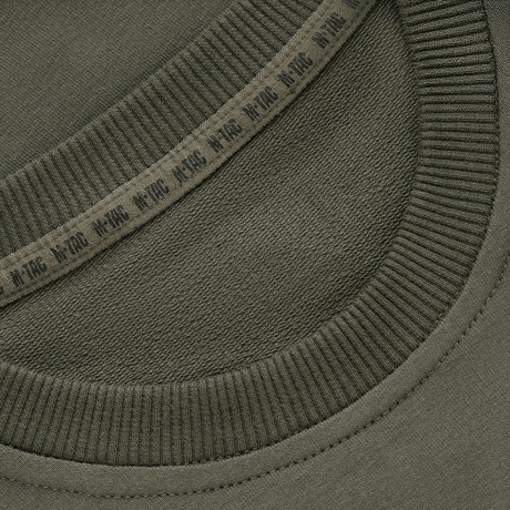 M-Tac Pullover 4 Seasons in olive green with crew neck and stretch cuffs for year-round use.