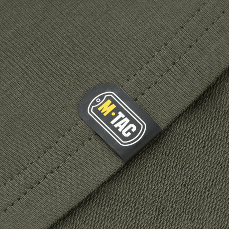 M-Tac Pullover 4 Seasons minimalist design with stretch cuffs, ideal for year-round use, brand logo detail.