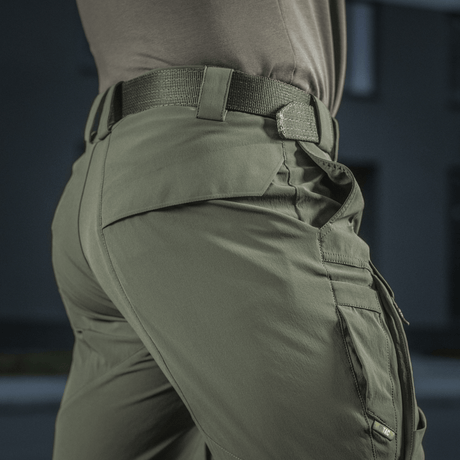 M-Tac Bukser Rubicon Flex i moderne 4-Way Stretch stof, ideelle til træning og fritid med innovativ cargo-lomme design.