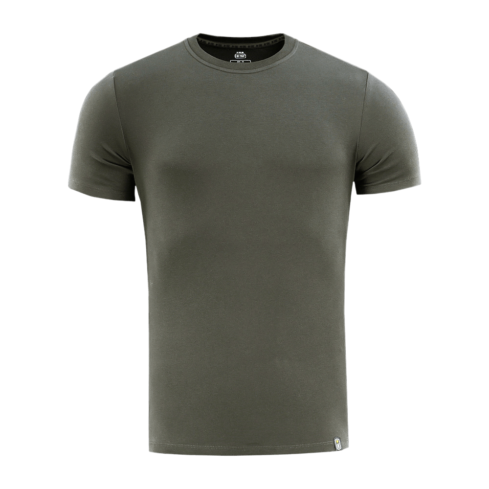 M-Tac T-shirt 93/7 Summer i olivengrøn, ideel til sommerbrug med komfortabel pasform og optimal termoregulation.