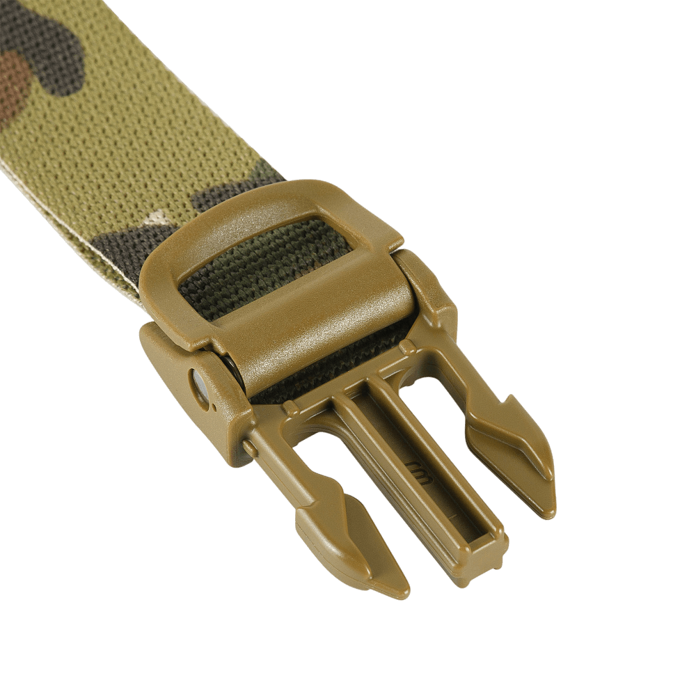 M-Tac Kompressionsrem Gen.II utility-bælte med camouflage nylon webbing og fastex-spænde, ideel til fastgørelse af udstyr.