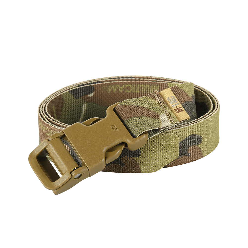 M-Tac Kompressionsrem Gen.II med camouflagemønster, perfekt til fastgørelse af udstyr, 25 mm bred nylon webbing med fastex-spænde.