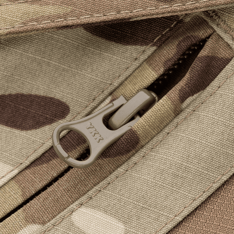 M-Tac Bukser Aggressor Elite NYCO med kraftig YKK-lynlås og slidstærkt multicam-materiale, gallery position 1 tæt på lynlås