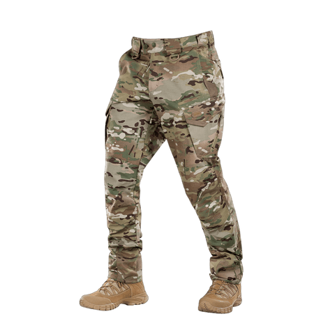 M-Tac Bukser Aggressor Elite NYCO i multicam med slidstærkt nylon-bomuldsmateriale og NIJ-certificering, gallery position 1 frontvisning.