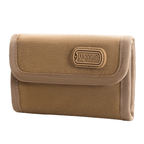 M-Tac Pung Elite in durable Cordura nylon, compact military-style wallet with slots for credit card, driver's license and small change.