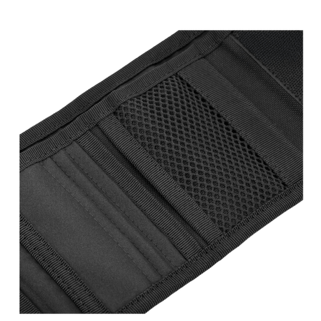 M-Tac Pung Elite in Cordura nylon with military design, showing credit card holder and mesh pocket for storage.