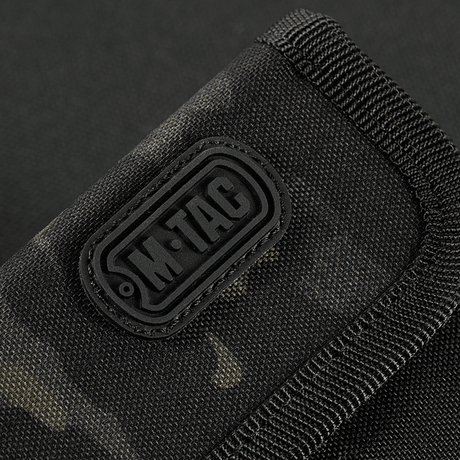 M-Tac Pung Elite Gen.II in durable Cordura, black design with M-Tac logo, ideal for cash and cards. YKK zippers.