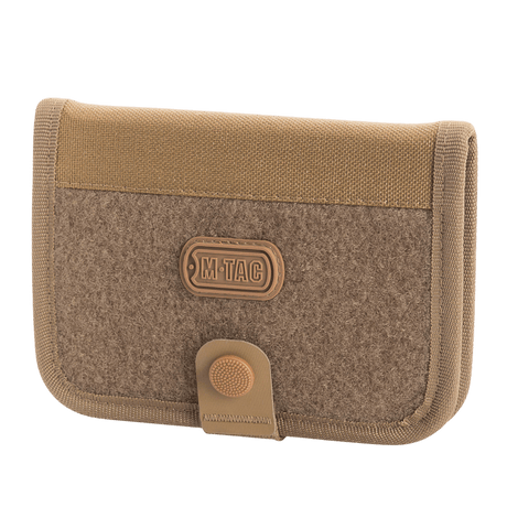 M-Tac Wallet with Patch Panel Elite Large made of durable 1000D CORDURA® material with Velcro-loop front.