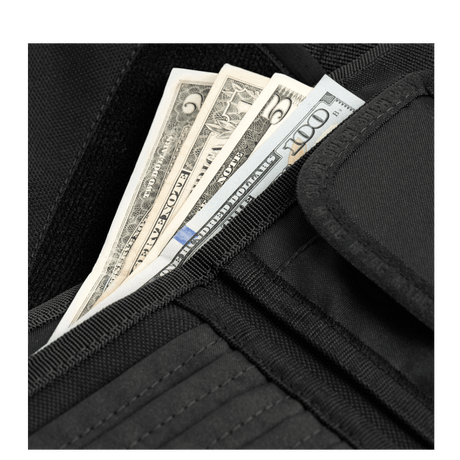 M-Tac Wallet with Patch Panel Elite Large with bill compartment and Velcro closure. Durable CORDURA® wallet for secure storage of cash and cards.