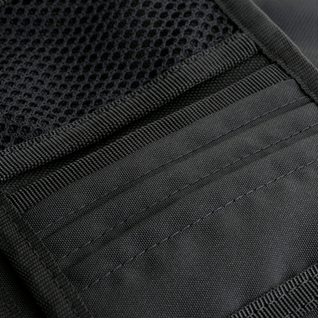 M-Tac Wallet with Patch Panel Elite in rugged CORDURA®, black design with credit card compartments and Velcro closure.