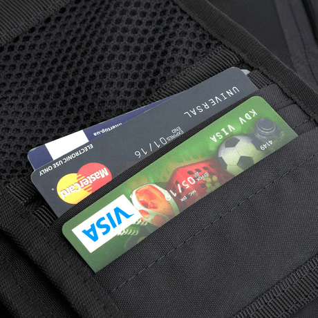 M-Tac Wallet with Patch Panel Elite with credit card slot in durable 1000D CORDURA® material, military-style.