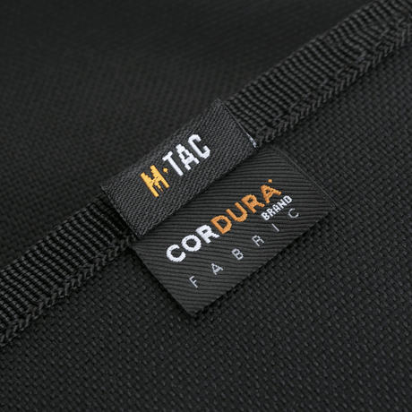 Labels of M-Tac Wallet with Patch Panel Elite made of 1000D CORDURA®.