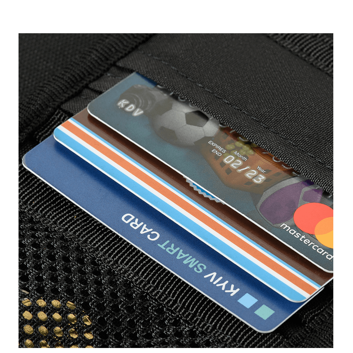 M-Tac Pung med Patch Panel Elite Gen. II med kreditkort holdere, slidstærkt design af Oxford og Cordura 500D materialer.