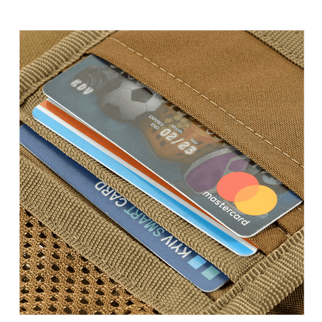 M-Tac Patch Panel Elite Gen. II wallet with card slots and durable Oxford Cordura material.