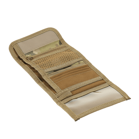 M-Tac Patch Panel Elite Gen. II wallet in durable Oxford and Cordura 500D material, with compartments for cash and cards.