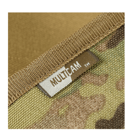 M-Tac Patch Panel Elite Gen. II wallet in durable Oxford- and Cordura 500D fabric with MultiCam pattern, close-up of textile texture.