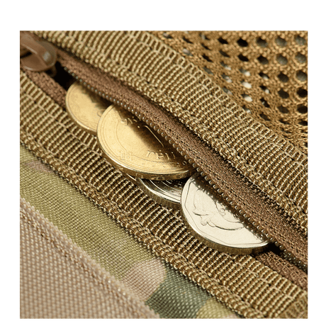 M-Tac Patch Panel Elite Gen. II wallet with zip pocket for coins, made from durable Oxford and Cordura 500D material.