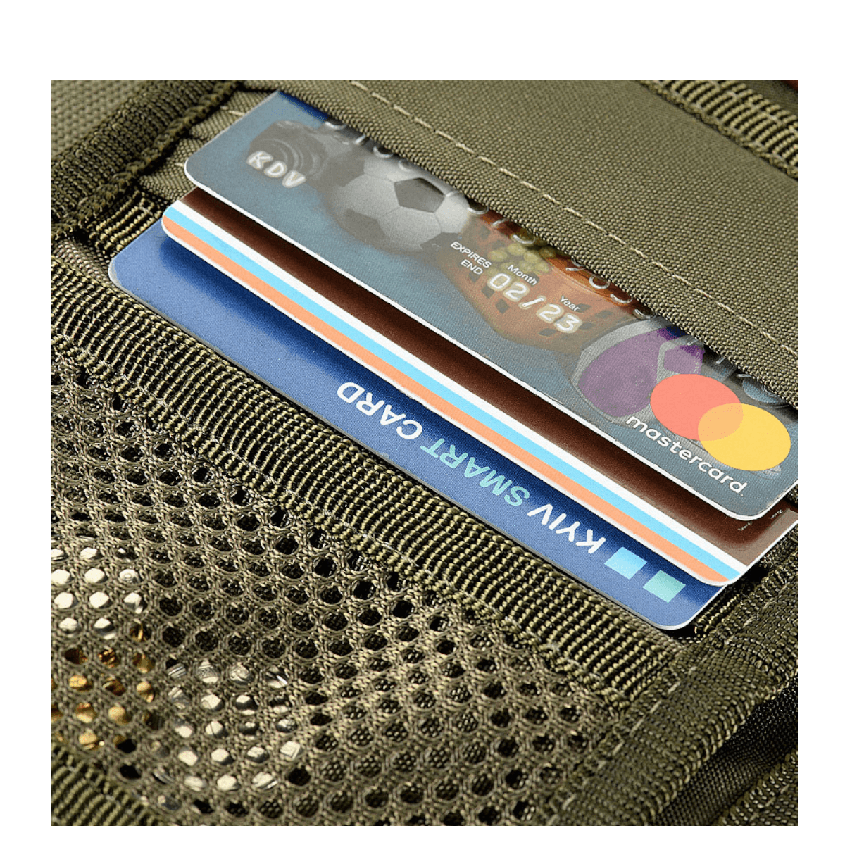 M-Tac Pung med Patch Panel Elite Gen. II med kortopbevaring i netlomme, Oxford og Cordura 500D materiale, slidstærkt design.