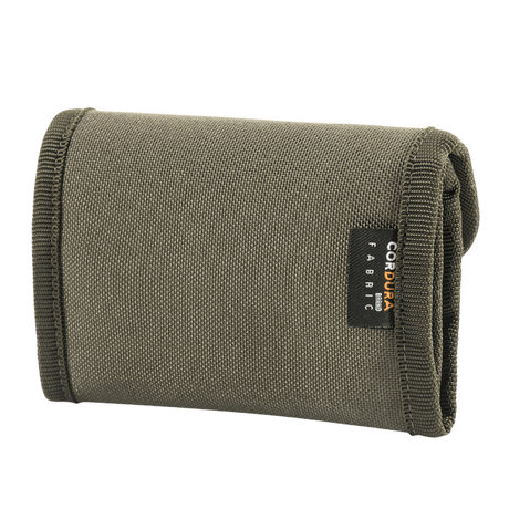 M-Tac Patch Panel Elite Gen. II wallet made from durable Cordura material in green color.