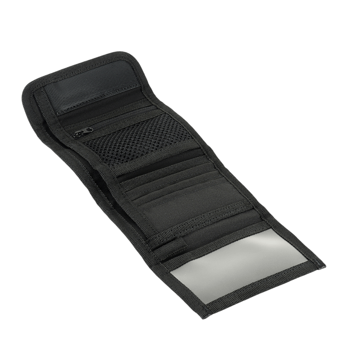 M-Tac Pung med Patch Panel Elite Gen. II i slidstærkt Cordura 500D med rum til kontanter, kort og dokumenter, samt møntlomme med lynlås.