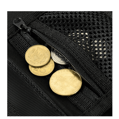 M-Tac Patch Panel Elite Gen. II with small zip pocket for coins and durable material, ideal for cash and cards.