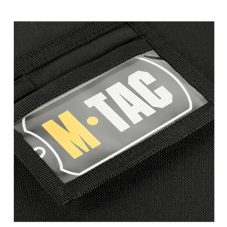 M-Tac Patch Panel Elite Gen. II close-up with velcro pocket and durable material, designed for storage.