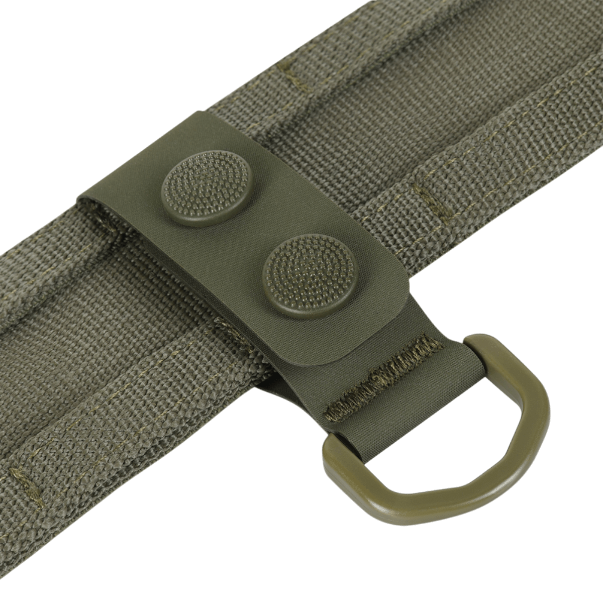 M-Tac Taktiske Bæltefittings (5 stk.) til fastgørelse af politibælte på buksebælte, med D-ring til ekstra udstyr.