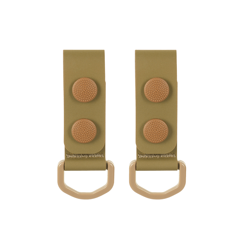 M-Tac Sæt af 2 – Duty Belt Keepers til 2 tommer bælter, taktisk design til politibælter, robust konstruktion, to D-ringe til udstyr.