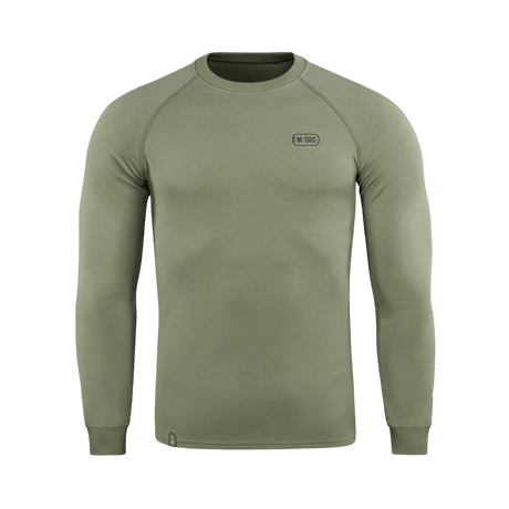 M-Tac Raglan Athlete in olive green, comfortable sweatshirt with raglan sleeves, ideal for sport and everyday. 95% cotton, 5% elastane.