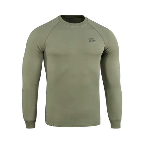 M-Tac Raglan Athlete sweatshirt with raglan sleeves in olive green, made of cotton and elastane, ideal for both sport and everyday.